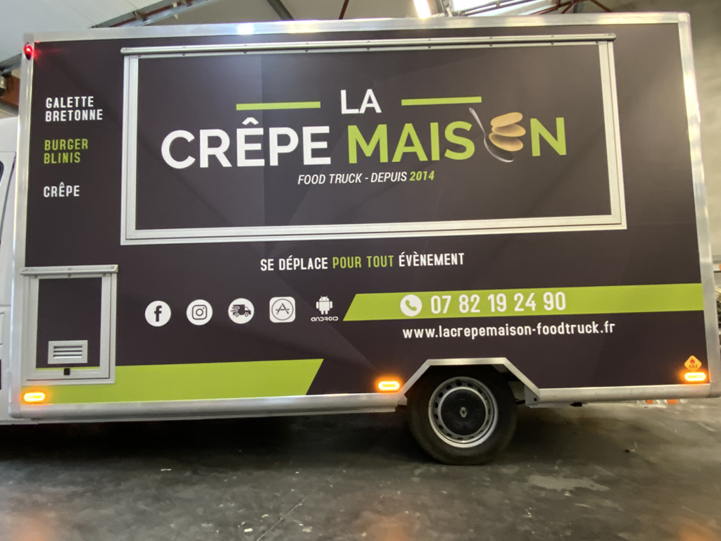 exterieur food truck crêpe maison